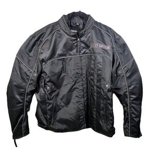 Harley Davidson Men's XXL Black Roadway Reflective Jacket 98234-13VM